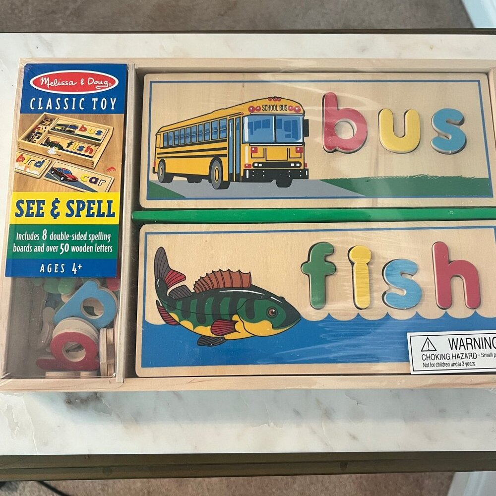 Melissa & Doug Wooden Spelling Boards - Picture 2 of 5